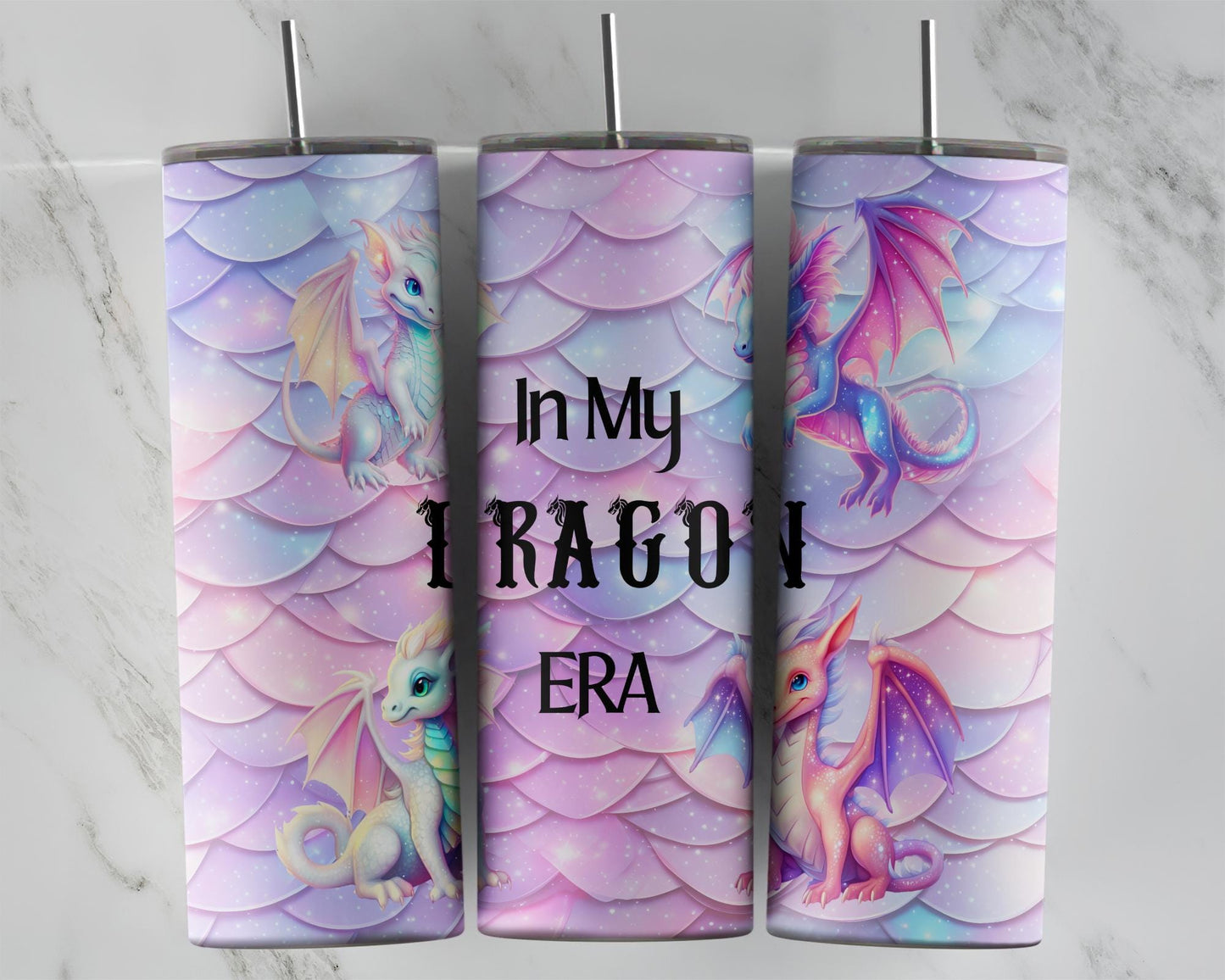 20oz Dragon Era Tumbler - Fantasy Drinkware for Collectors Enthusiasts