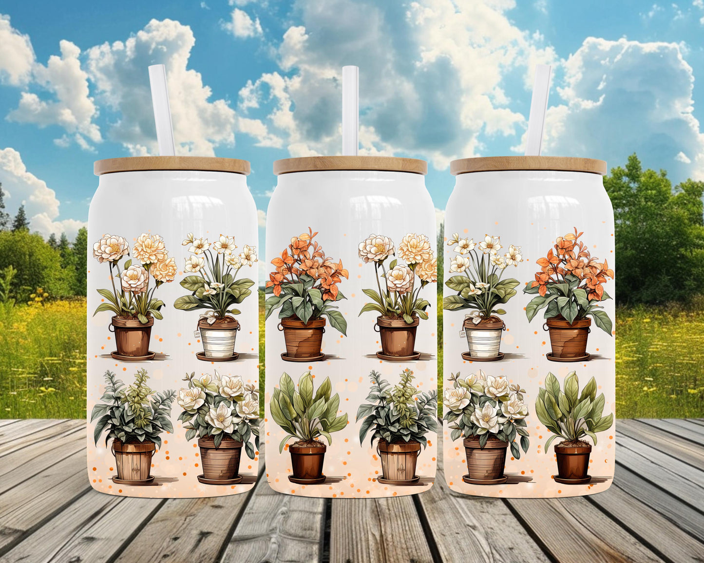 Plant Mom Tumbler Gift, 16oz Stainless Steel Soda Can, Botanical Tumbler, Travel Tea Cup
