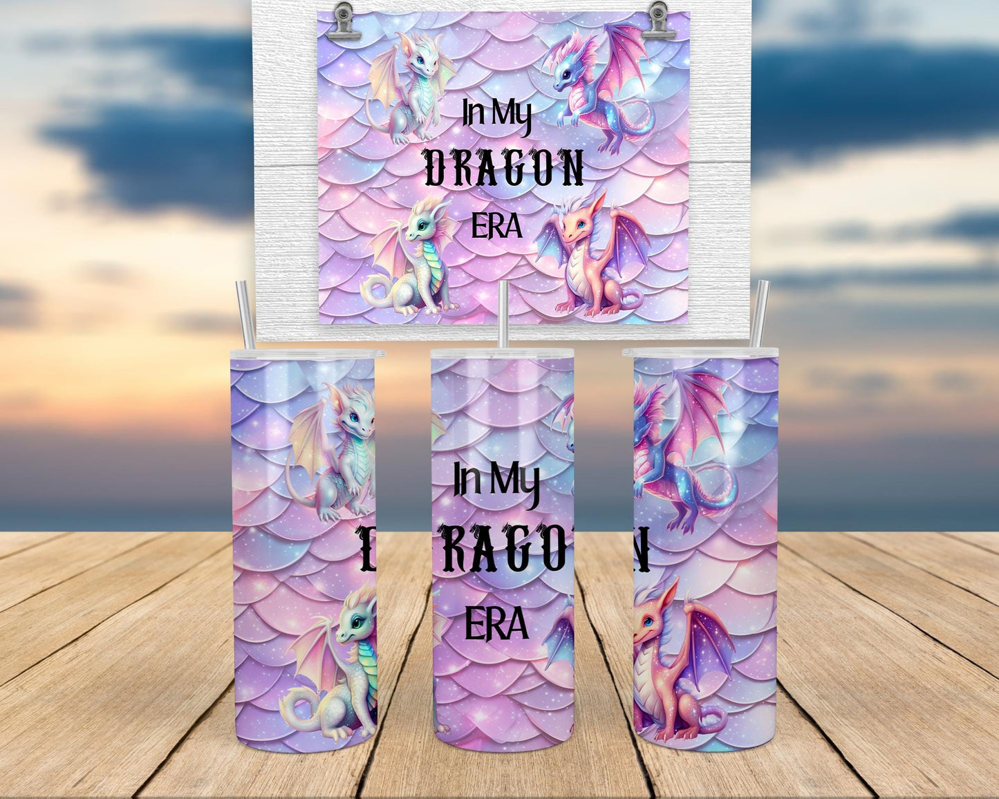 20oz Dragon Era Tumbler - Fantasy Drinkware for Collectors Enthusiasts