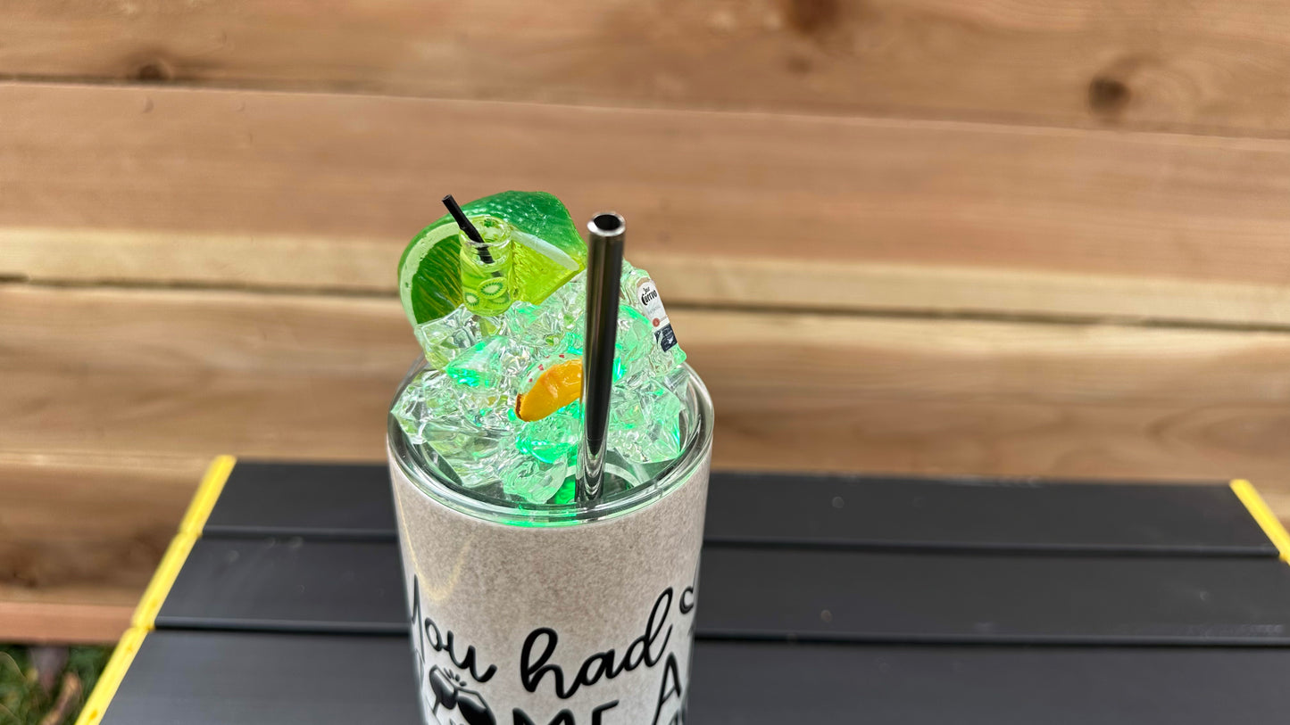 Margarita Taco Tumbler with Topper - Unique Christmas Gift for Her Perfect for Sisters