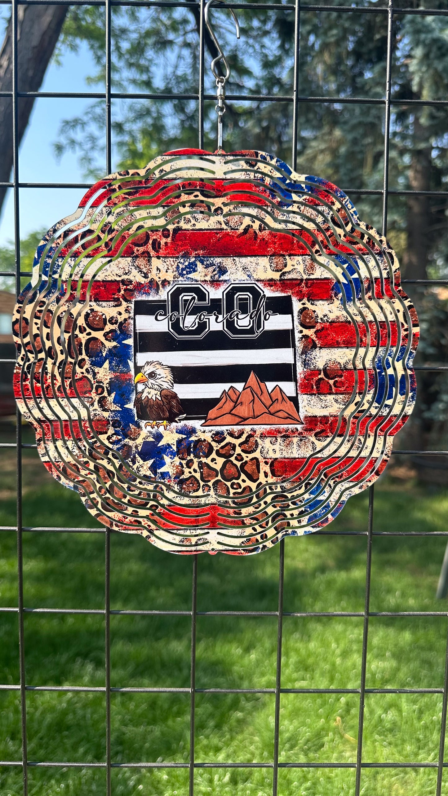 Colorado Colorful 3d Wind Spinner, 10' Wind Spinner