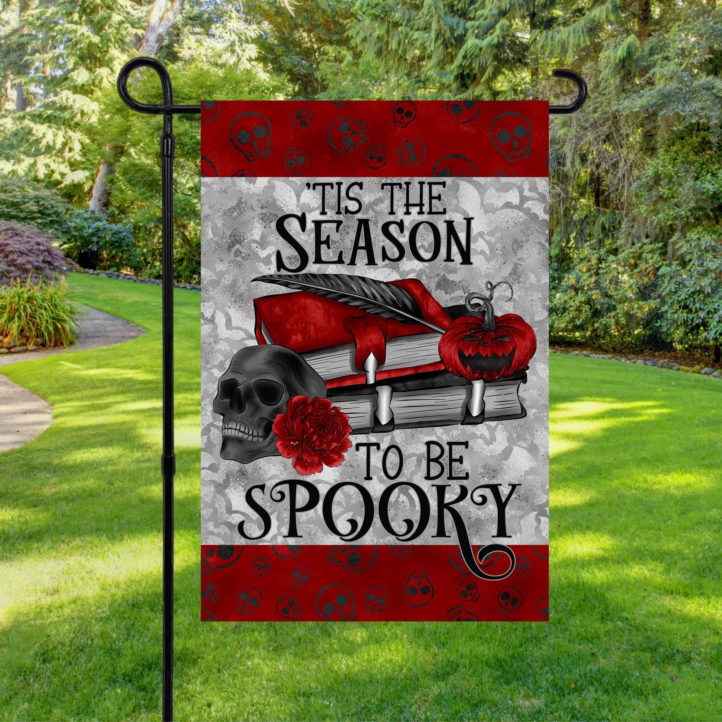 Spooky Halloween Garden Flag - Perfect Unique Gift for Halloween Enthusiasts