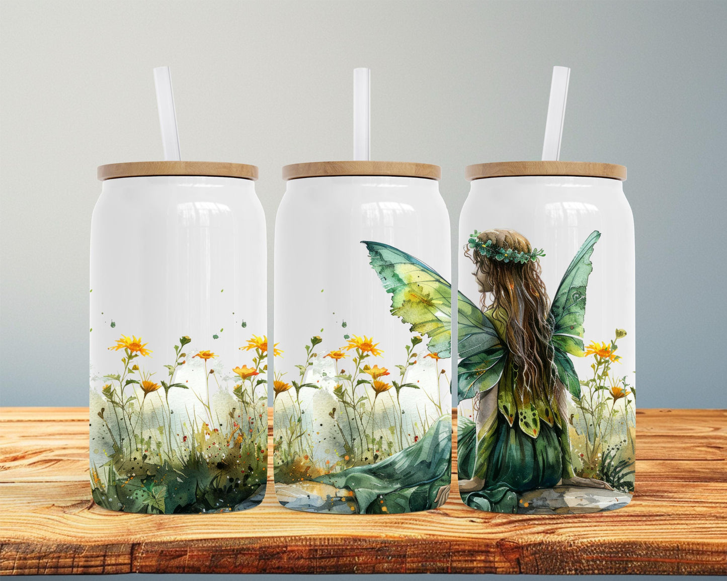 Magic Field Fairy Tumbler, Fairy Lover Gift, 16oz Stainless Steel Soda Can, Magical Gift