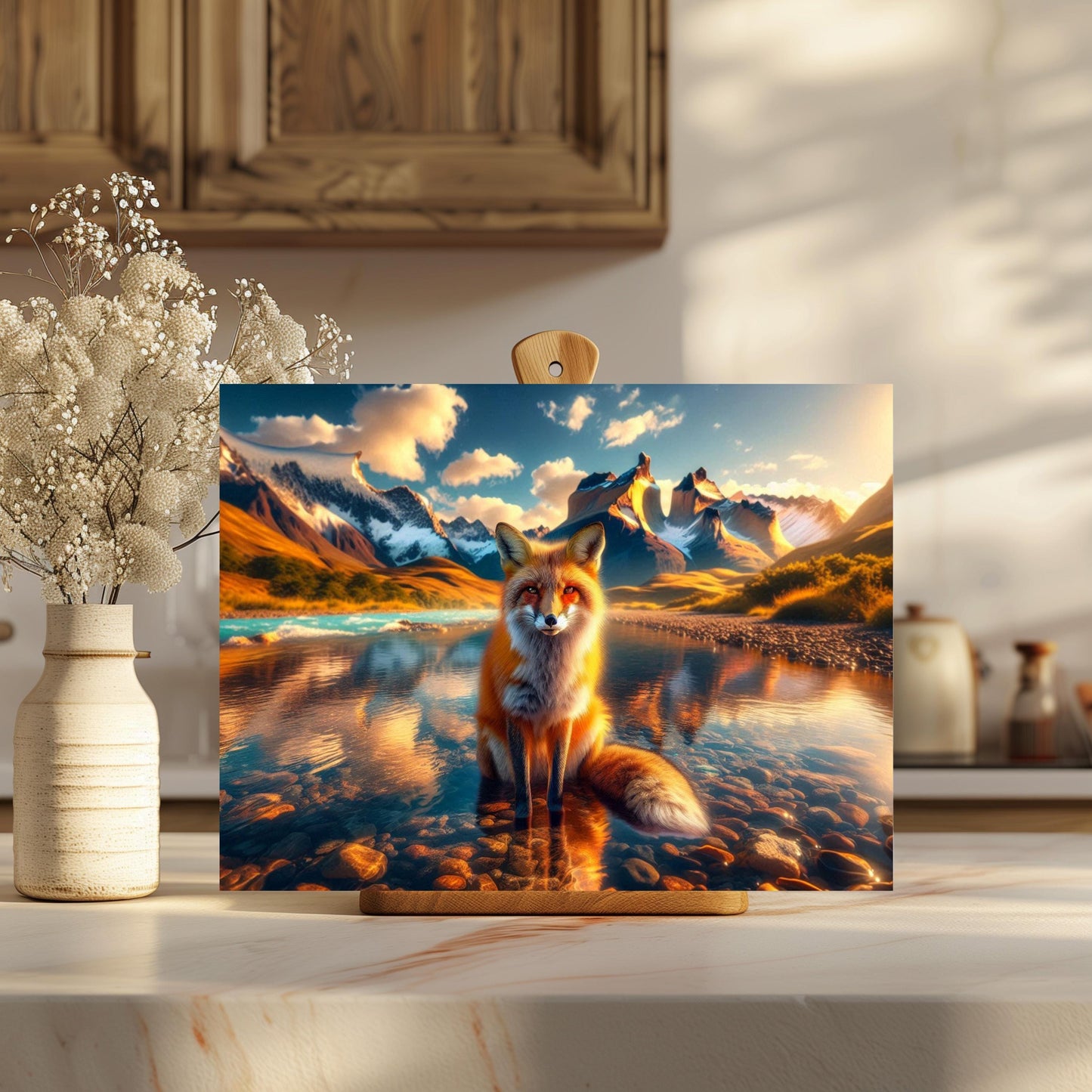 Fox Cutting Board - Nature-Inspired Housewarming Gift for Outdoor Enthusiasts