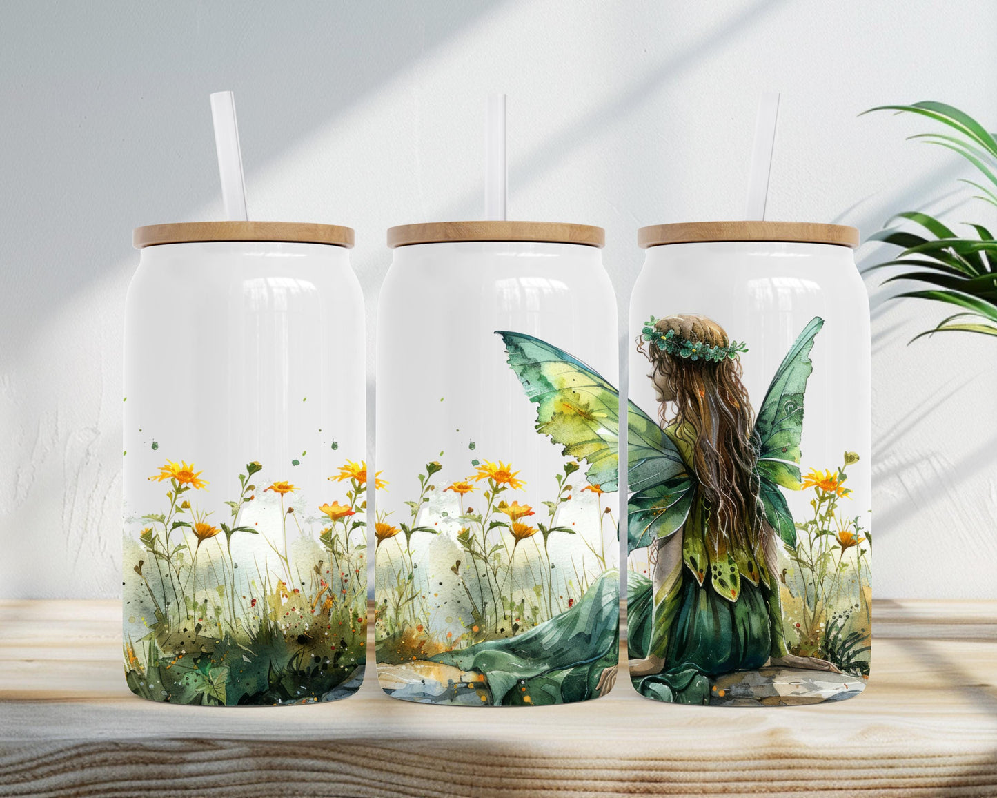Magic Field Fairy Tumbler, Fairy Lover Gift, 16oz Stainless Steel Soda Can, Magical Gift