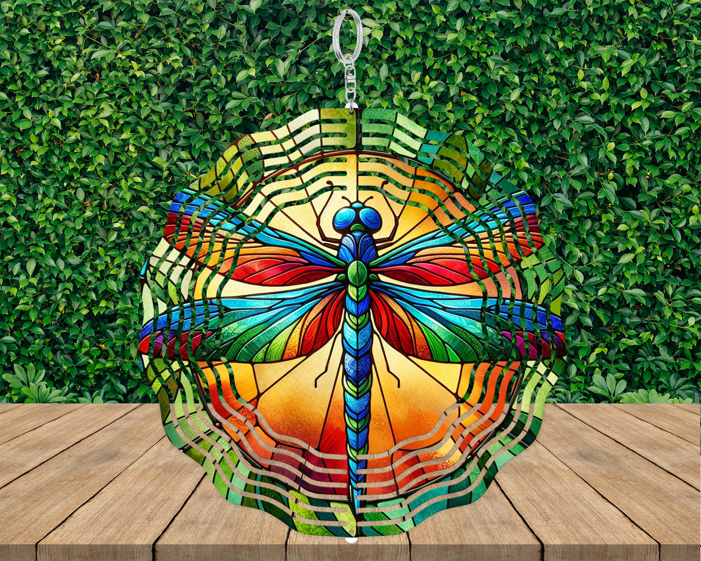 Dragonfly Wind Spinner, Double Sided Metal Wind Spinner, Yard Art, Unique Gift for Mothers Day, Nature-Inspired Housewarming Gift, Hanging