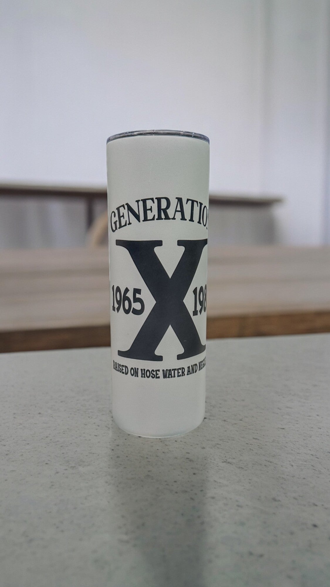 Gen X Glow In The Tumbler, Travel Mug for Gen Xers, Generation X Merch