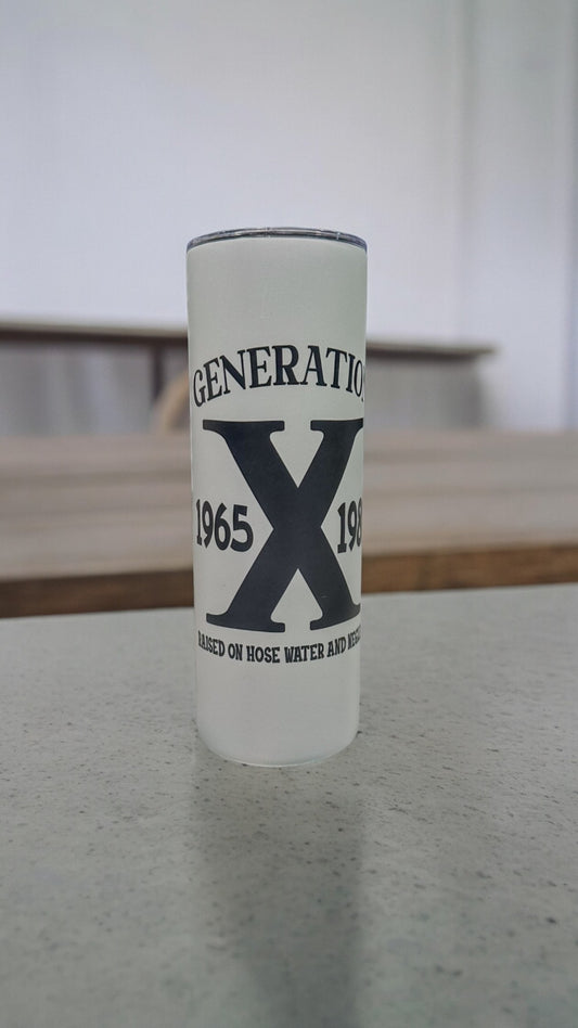 Gen X Travel Mug - Stylish Tumbler for Generation X Enthusiasts