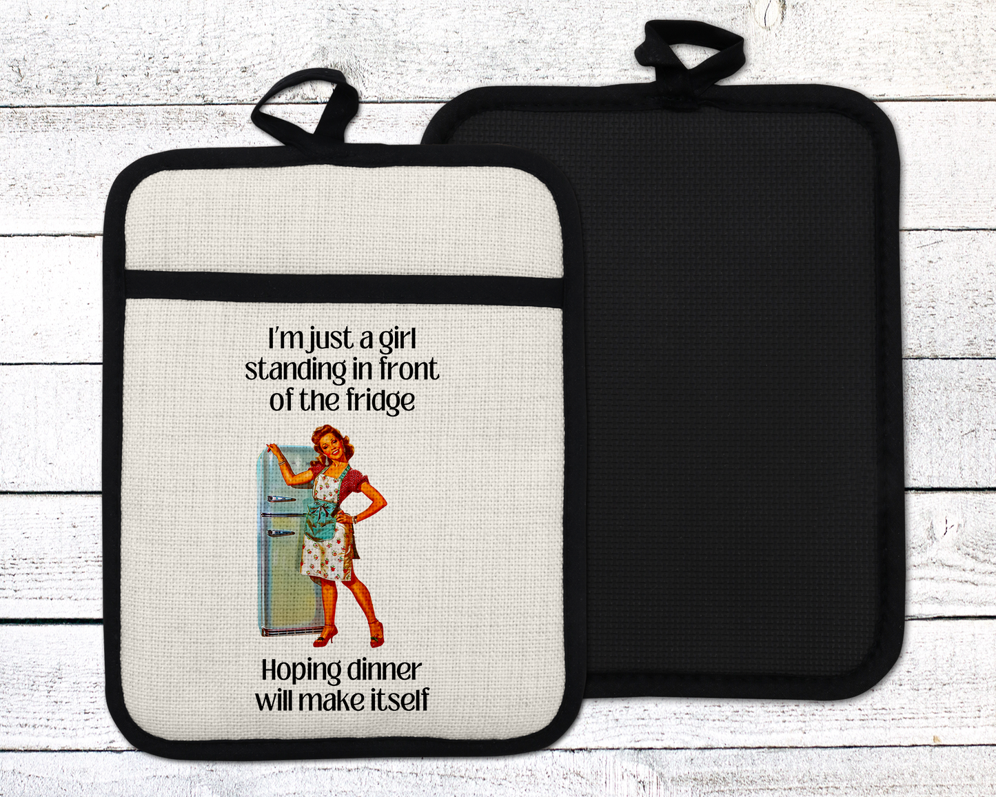 Sassy Oven Mitt, Funny Kitchen Decor, Sassy Gifts for Sister