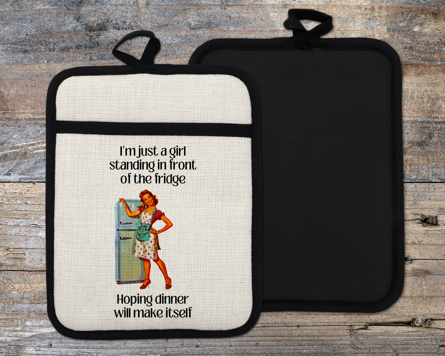 Sassy Oven Mitt, Funny Kitchen Decor, Sassy Gifts for Sister