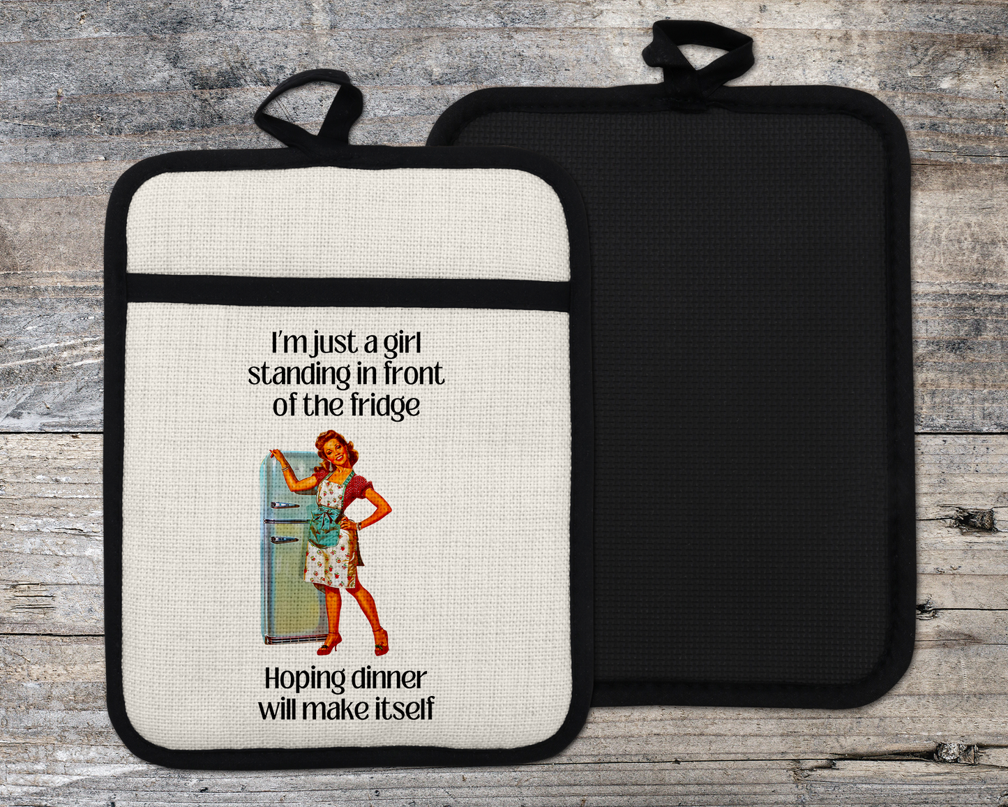 Sassy Oven Mitt, Funny Kitchen Decor, Sassy Gifts for Sister