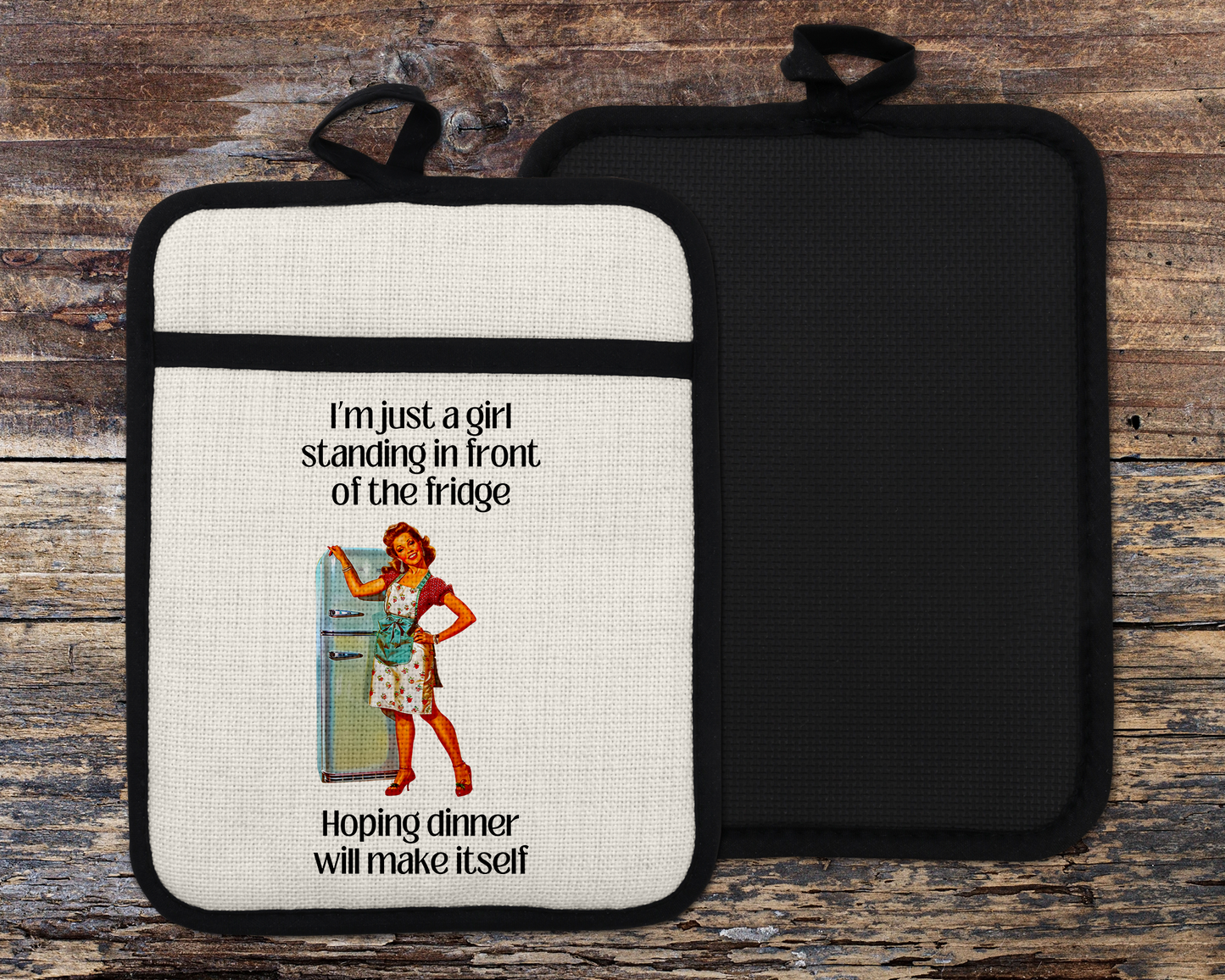 Sassy Oven Mitt, Funny Kitchen Decor, Sassy Gifts for Sister