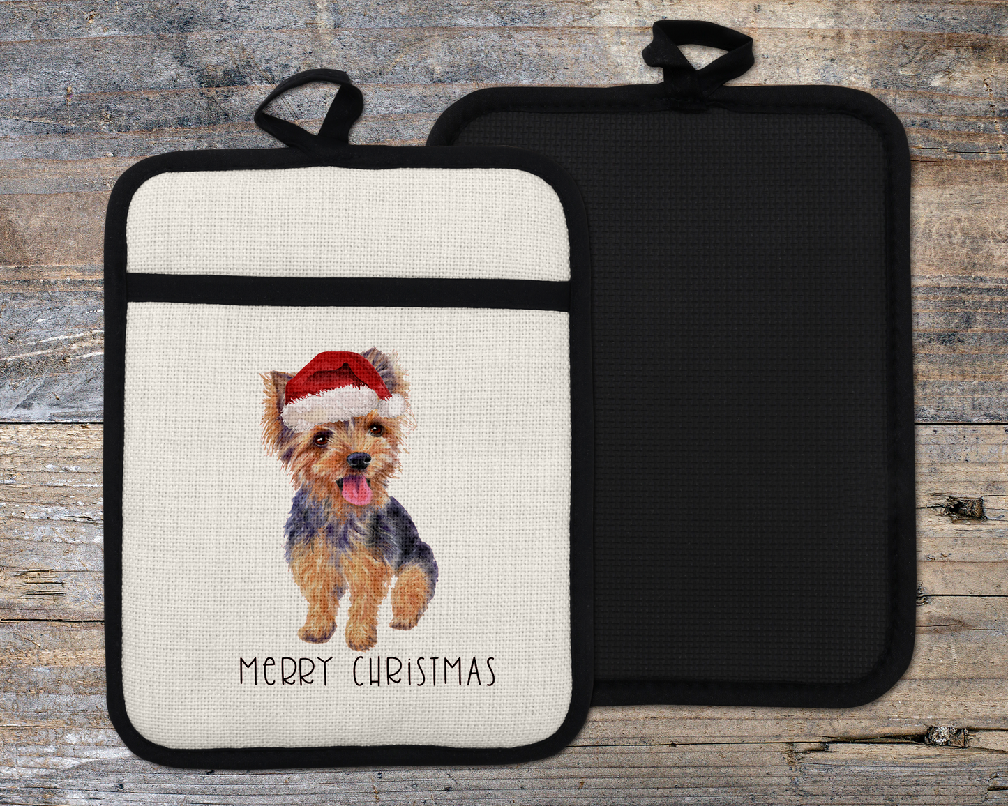 Merry Christmas Oven Mitt - Festive Kitchen Décor for Holiday Baking
