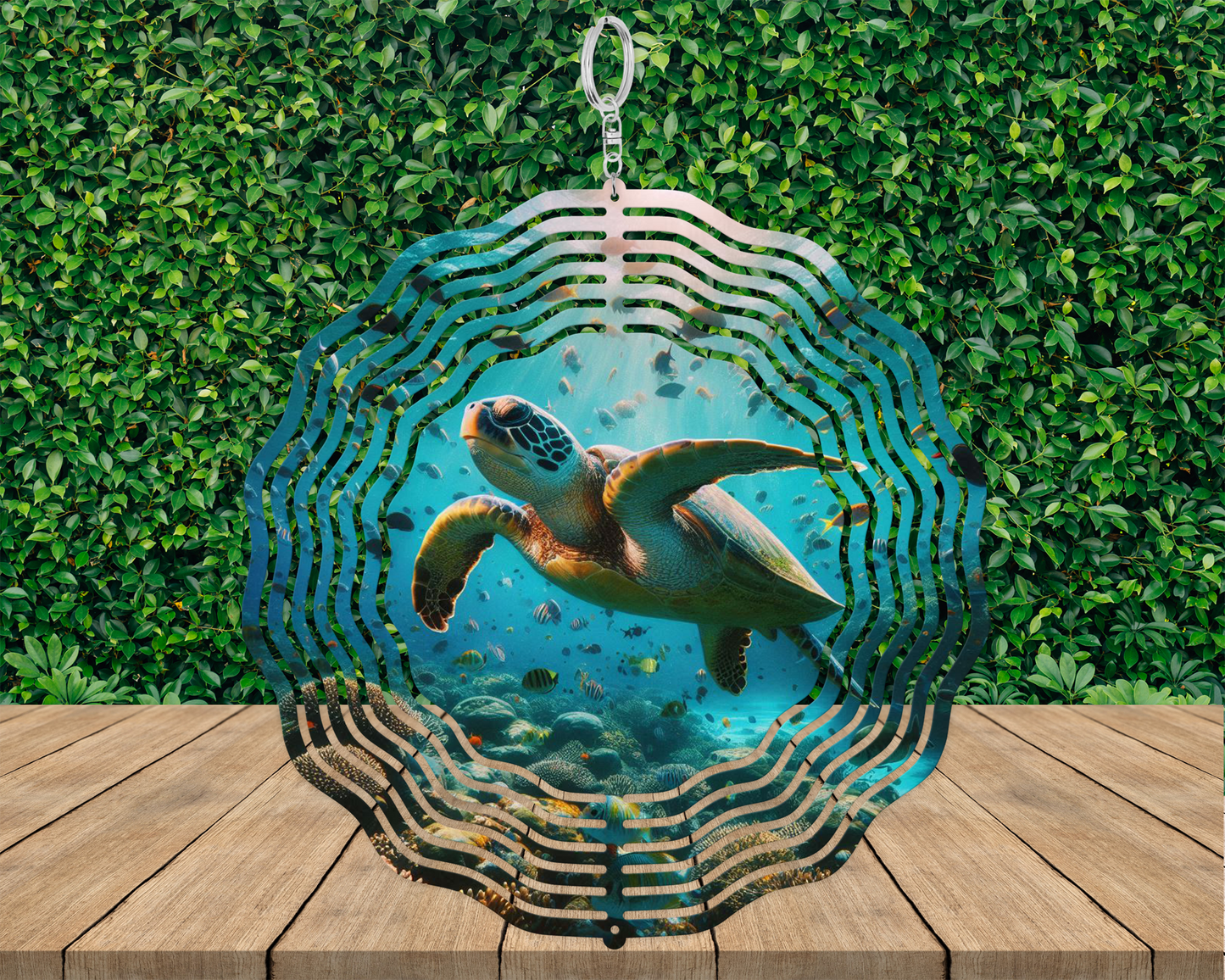 Sea Turtle Wind Spinner - Ocean-Themed Patio Decor Unique Housewarming Gift for Sea Turtle Lovers Mothers Day