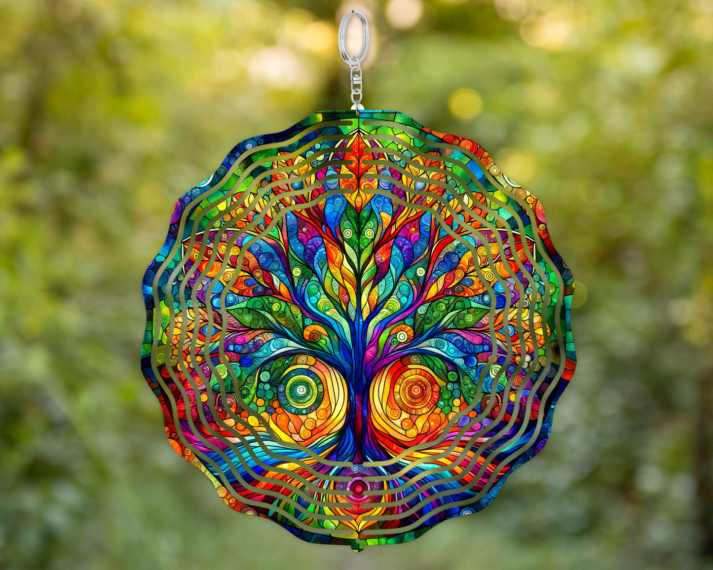 Tree of Life Wind Spinner - Unique Rotating Garden Decor Perfect for Mothers Day or Housewarming Gifts