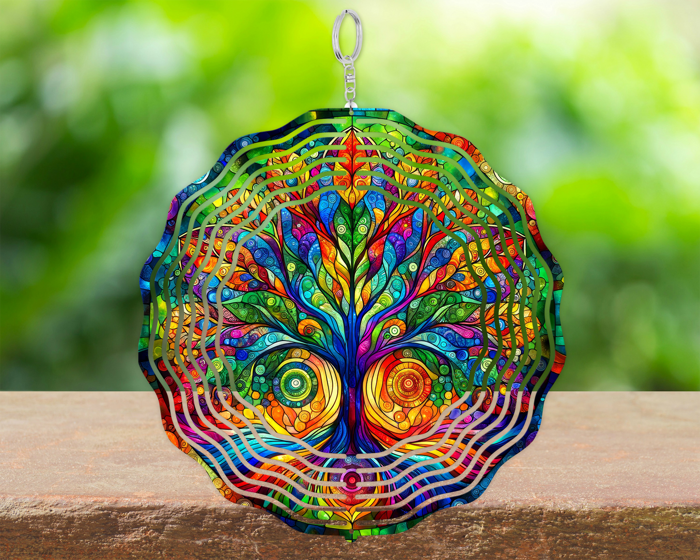Tree of Life Wind Spinner - Unique Rotating Garden Decor Perfect for Mothers Day or Housewarming Gifts