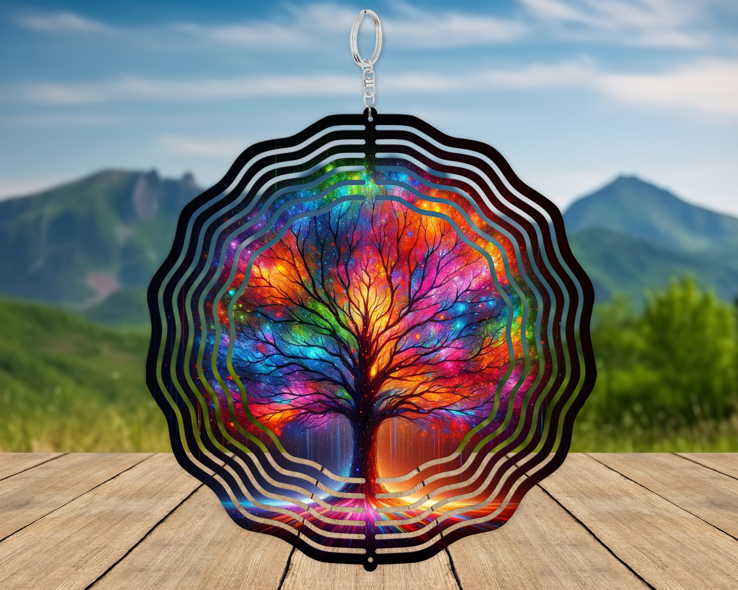 Tree of Life Wind Spinner, Tree of Life Wind Rotator Hanging Yard, Garden Decor, Birthday Gift For Women, Nature-Inspired Housewarming Gift