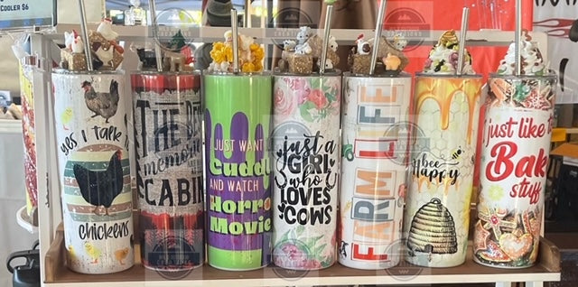 20oz Skinny Tumbler with Removable 3D Lid Stylish Insulated Drinkware for Hot Cold Beverages