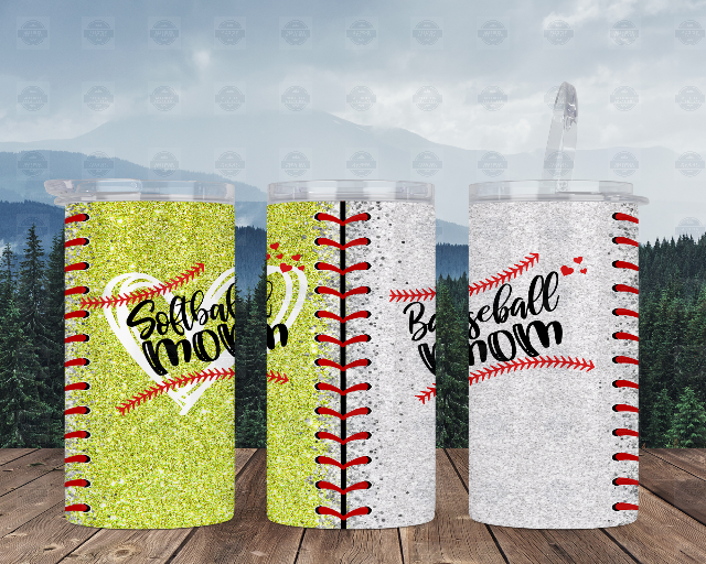 4-in-1 Can Cooler for Moms of Softball Baseball Fans - Perfect Gift