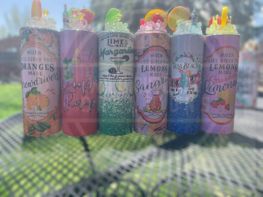Glow-in-the-Dark Summer Tumbler with Ice Lid Straw - Travel-Friendly Cup