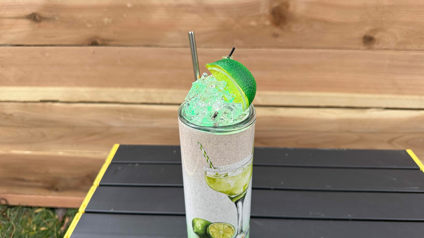 Margarita and Taco Tumbler with Topper, Christmas Gifts for Her, Unique Gifts for Sisters