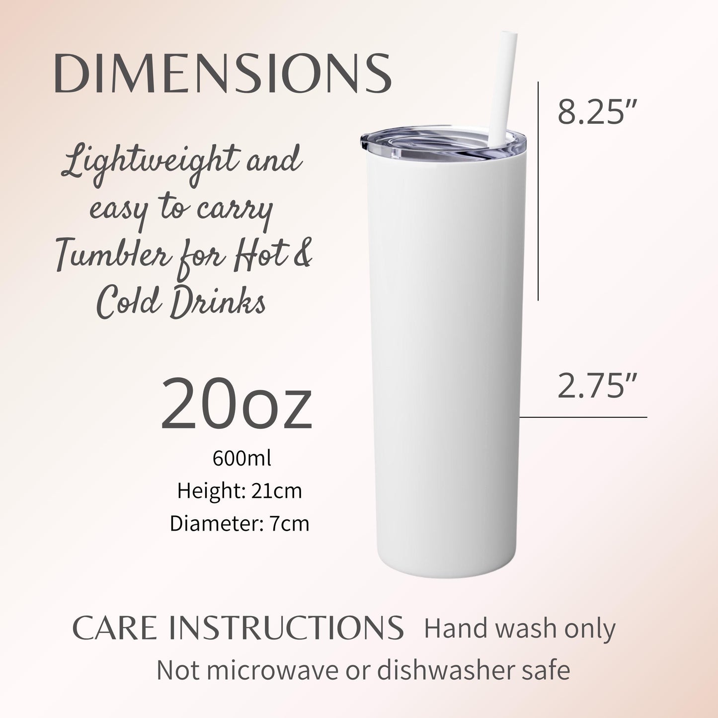 Personalized Tropical Tumbler - Double Wall Tumbler With Floral Beach Design & Glow Green