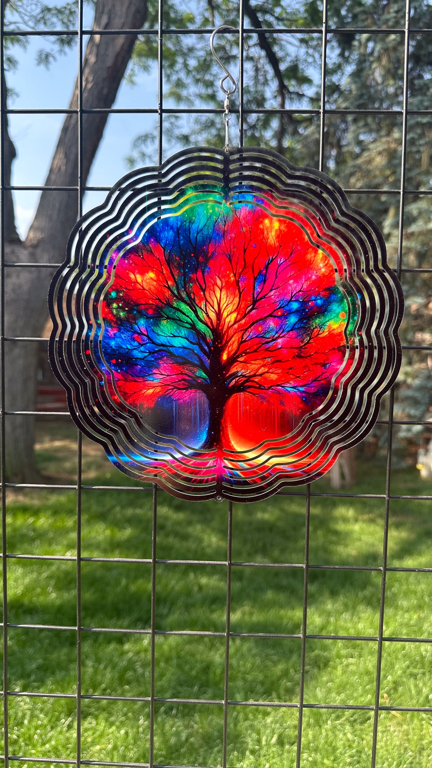 Rainbow Tree of Live 3D Wind Spinner, Unique Gifts for Her