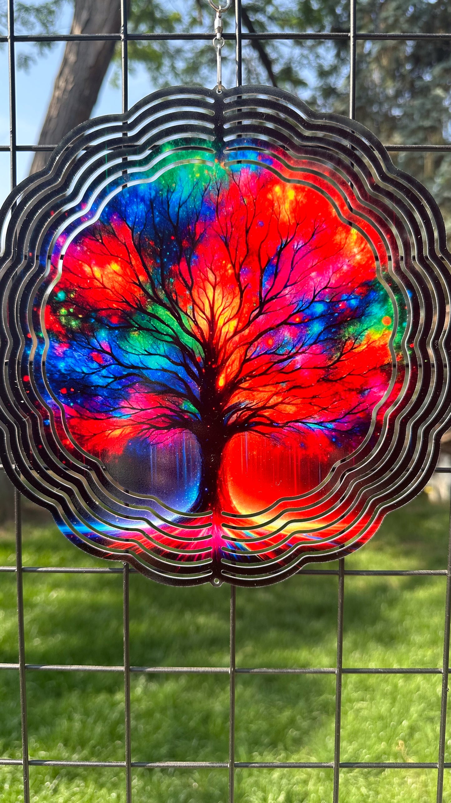 Rainbow Tree of Live 3D Wind Spinner, Unique Gifts for Her