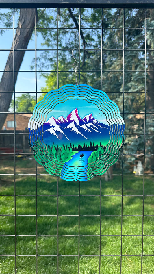 Mountain Valley 3D Wind Spinner, 10' Wind Spinner