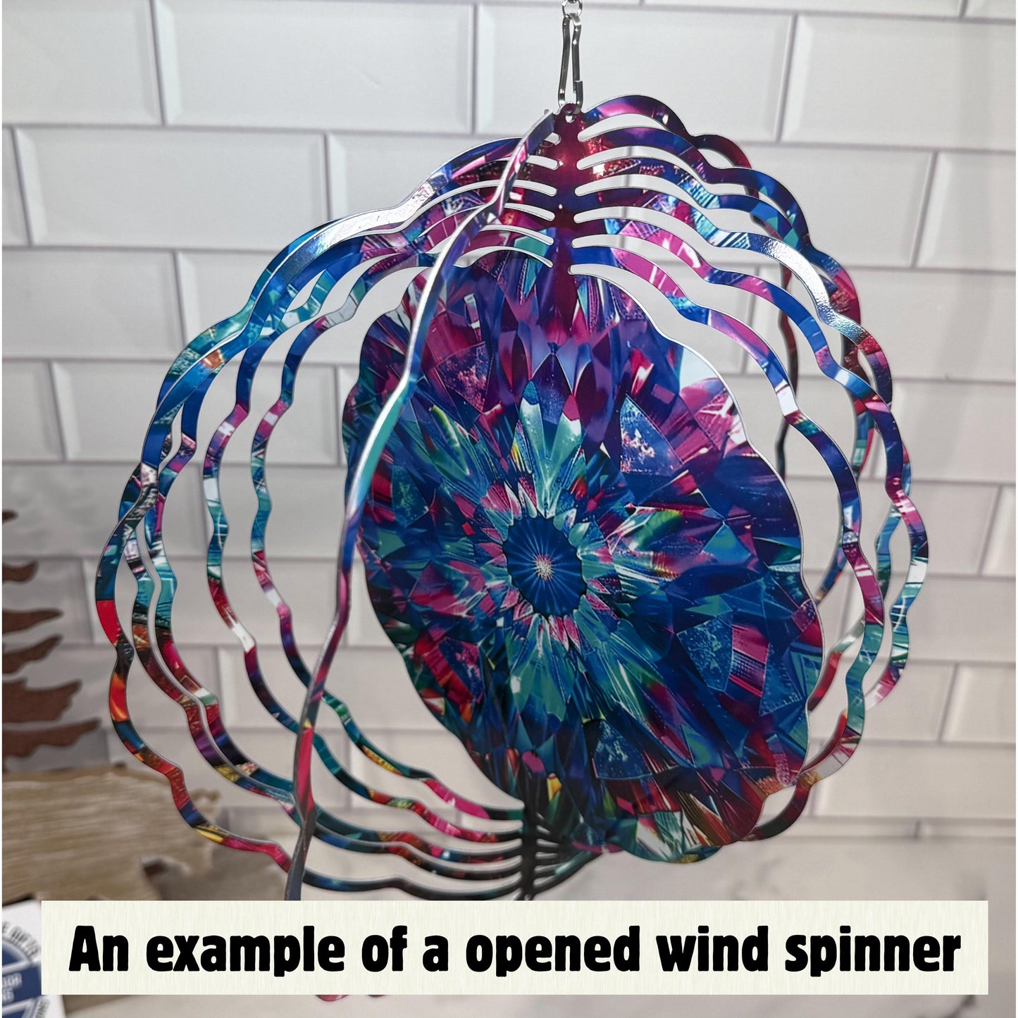Halloween Wind Spinner, Monster Dracula Witch, 10 Inch, 360 Swivel