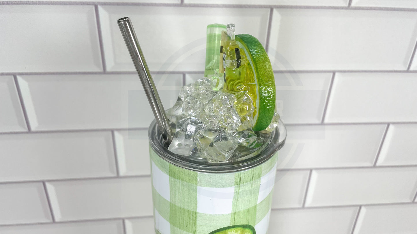 Drinks Well With Others 20oz Tumbler with Fake Ice Lid Topper
