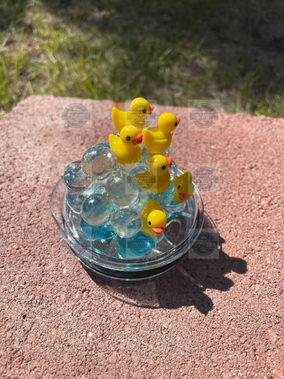 Duck Tumbler with 3d Bubble Topper, What the Duck Tumbler