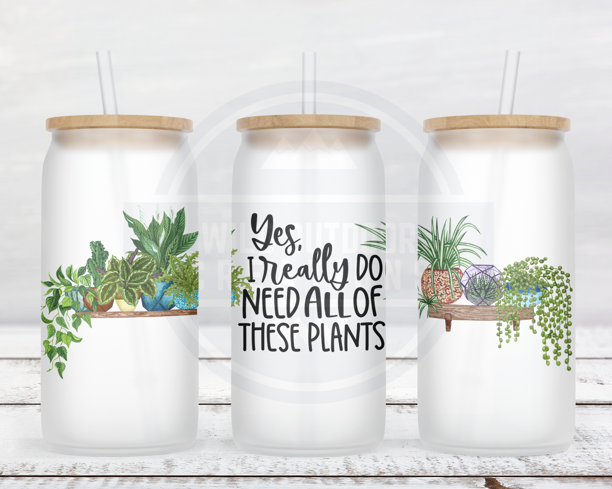 Daily Reminders - Personalized Custom Glass Cup, Iced Coffee Cup